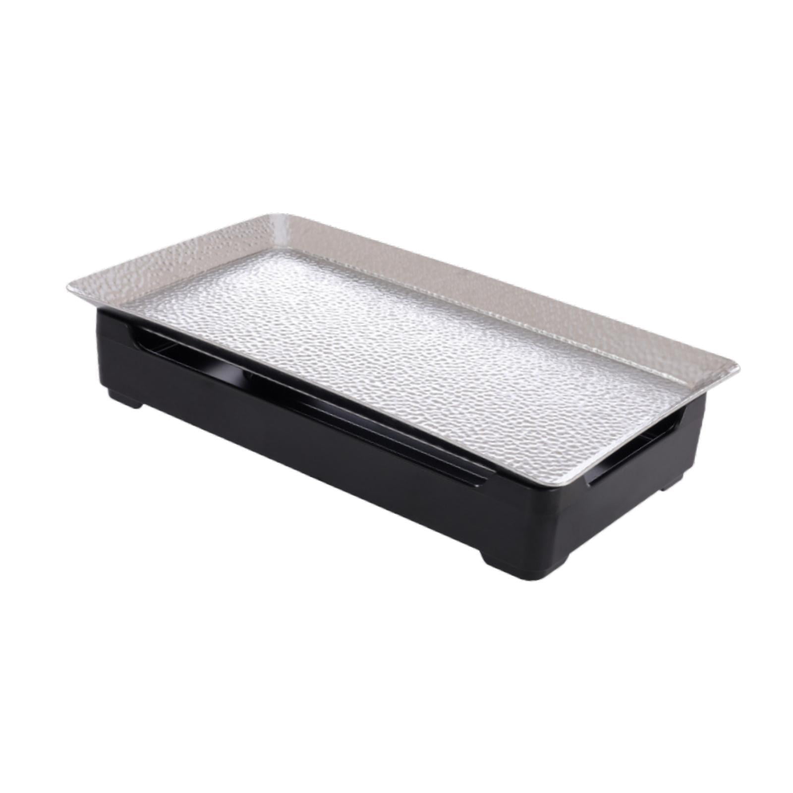 Magideal - Parrilla De Barbacoa Japonesa, Parrilla De Mesa, Sartén Para Alimentos, Parrilla Portátil Con Rejilla, Parrilla Yakitori Para Cocina, Eventos, Cenas Y 33 Cm X 18 Cm