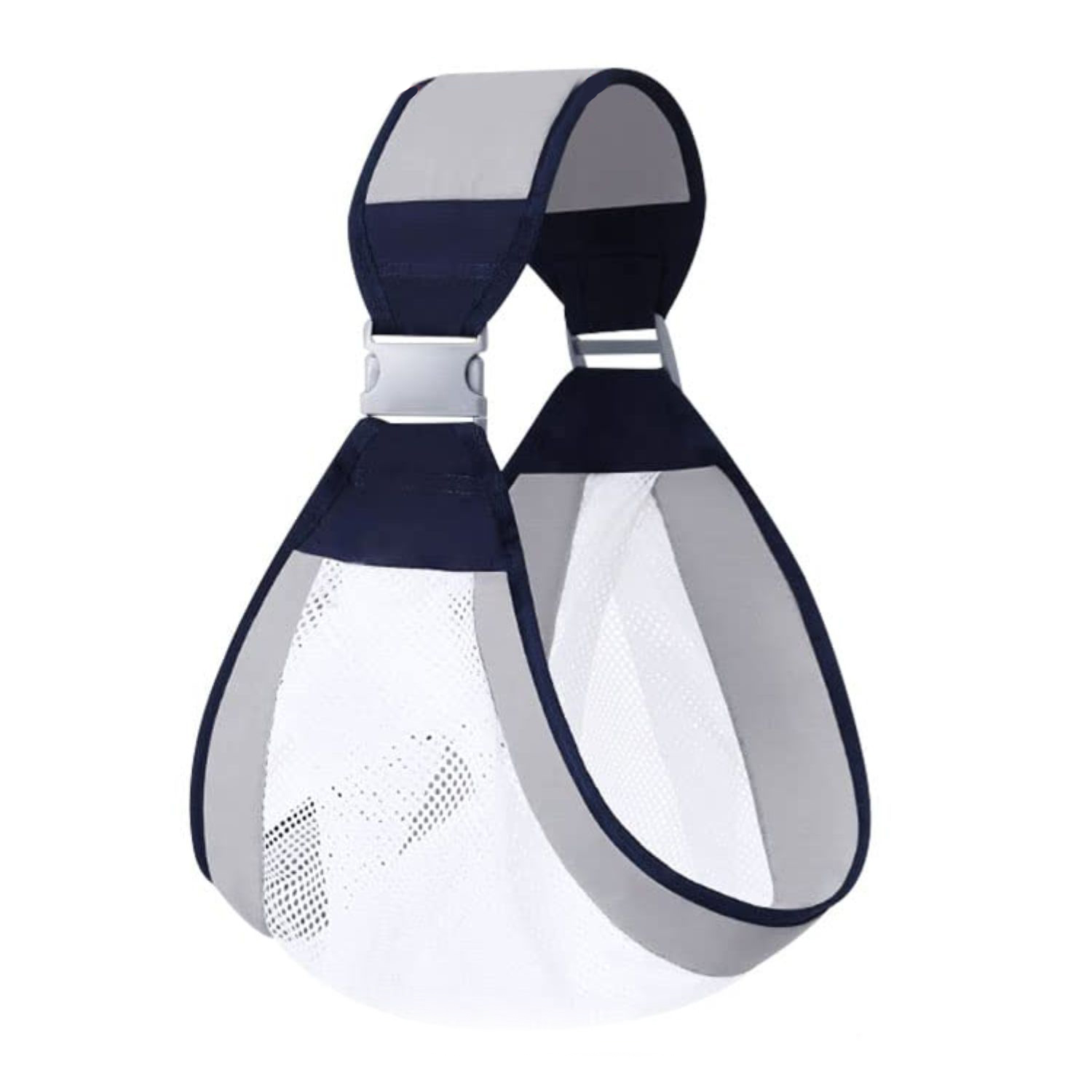 Importclick - Porta Bebé Fular Canguro Ergonómico Gris