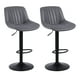 thumbnail image 1 of Pack 2 Sillas De Bar New York Con Respaldo Y Reposapiés Gris, 1 of 8