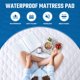 thumbnail image 5 of Protector de colchón impermeable Utopia Bedding Queen White, 5 of 8