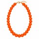 thumbnail image 2 of Collar Balloon Chicle Chunky De Cuentas Medianas Unisex naranja Talla Única, 2 of 2