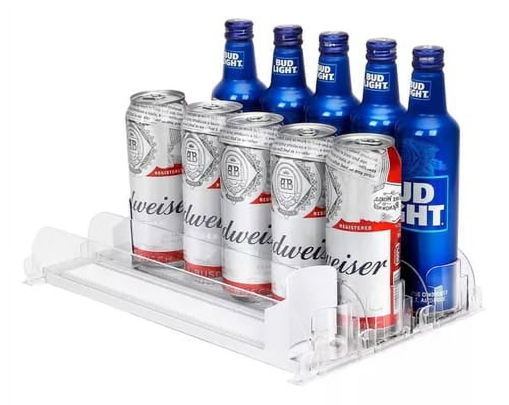 Partyglobos - Contenedor Latas Bebida Dispensador Organizador Refrigerador