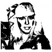 Rienda Libre Graphics - Decomural Lady Gaga Pop Music Ws-33970