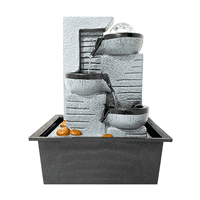 Mundo Online - Adorno Fuente De Agua Cascada 3 Niveles Muralla