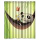 thumbnail image 1 of Cortina de ducha con diseño de oso, con ganchos, 60 x 72 pulgadas, 1 of 3