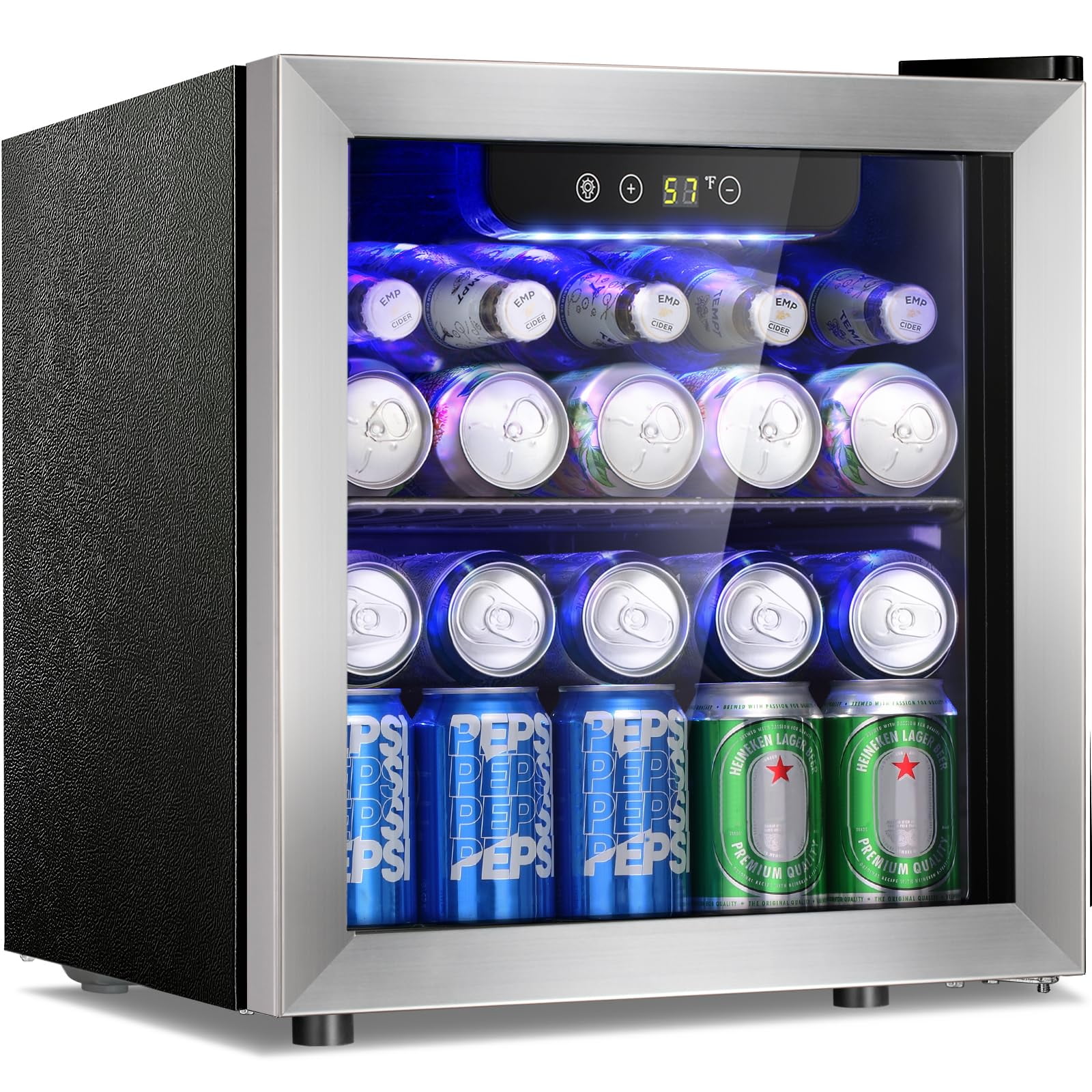 Refrigerador De Bebidas Antarctic Star Para 48 Latas + Enfriador De Vino Para 12 Botellas