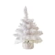 thumbnail image 2 of Adorno De árbol De Navidad Artificial Blanco En Miniatura Para Decorar Fiestas En Casa, 11,81 X 9,84 Pulgadas, 2 of 3
