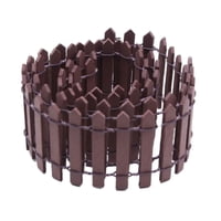 Ioensy - Valla De Jardín De Hadas En Miniatura, 90X5Cm, Para Casas De Muñecas, Accesorios De Jardines De Hadas, Café