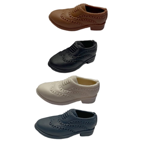 Bothyi - 4 Piezas 1:6 Zapatos Modelo En Miniatura Para Figuras De Acción Masculinas De 12 Pulgadas Accesorio A