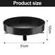 thumbnail image 4 of Estante de almacenamiento de cocina, estante para condimentos, caja de almacenamiento de productos para el hogar, estante de almacenamiento de piso multifuncional giratorio de 360 grados, 4 of 5