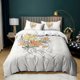 thumbnail image 1 of x425 Bed SheetsSimple Strokes Duvet Cover Set Size Portrait Pattern Woman With Roses Bedding Set Polyester Abstract Style Comforter Cover 3-Piece Bedding Set (1 Duvet Cover + 2 Pillow Shams) nj425, 1 of 5