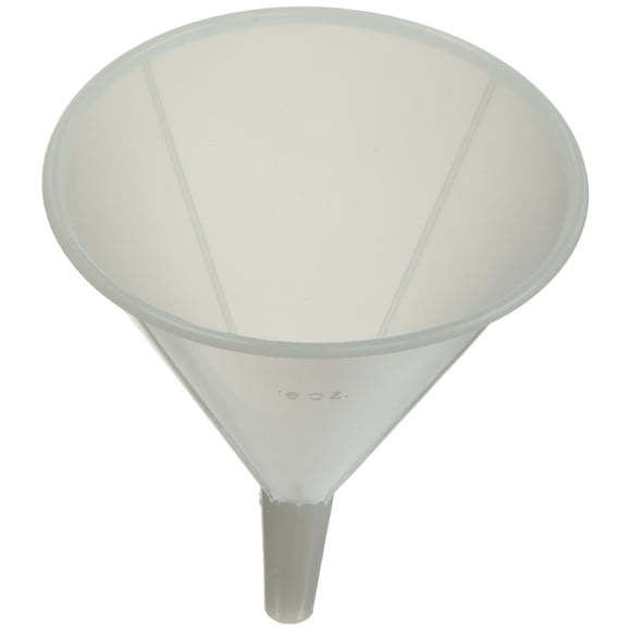 Embudo de laboratorio Graham-Field 3618D de plástico de 480 ml con colador