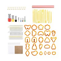 Bothyi - Cortador 158X Para Pendientes De Arcilla Polimérica Fabricación De Regalos Elegantes Manualidades Naranja