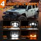 thumbnail image 2 of Faros LED Zoomto 5x7 con luz diurna y señal de giro – negro, 2 of 9