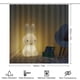 thumbnail image 2 of MIFFY-theme 4-Piece Shower Curtain Set with Rugs, Waterproof Bathroom Decor Set Includes Bath Mat, U-Shaped Rug, Toilet Lid Cover and Curtain with Hooks, 2 of 6