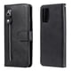 thumbnail image 5 of Funda con Cremallera para Xiaomi POCO M3, Carcasa Cartera de Cuero PU con Soporte y Tarjetero, 5 of 6