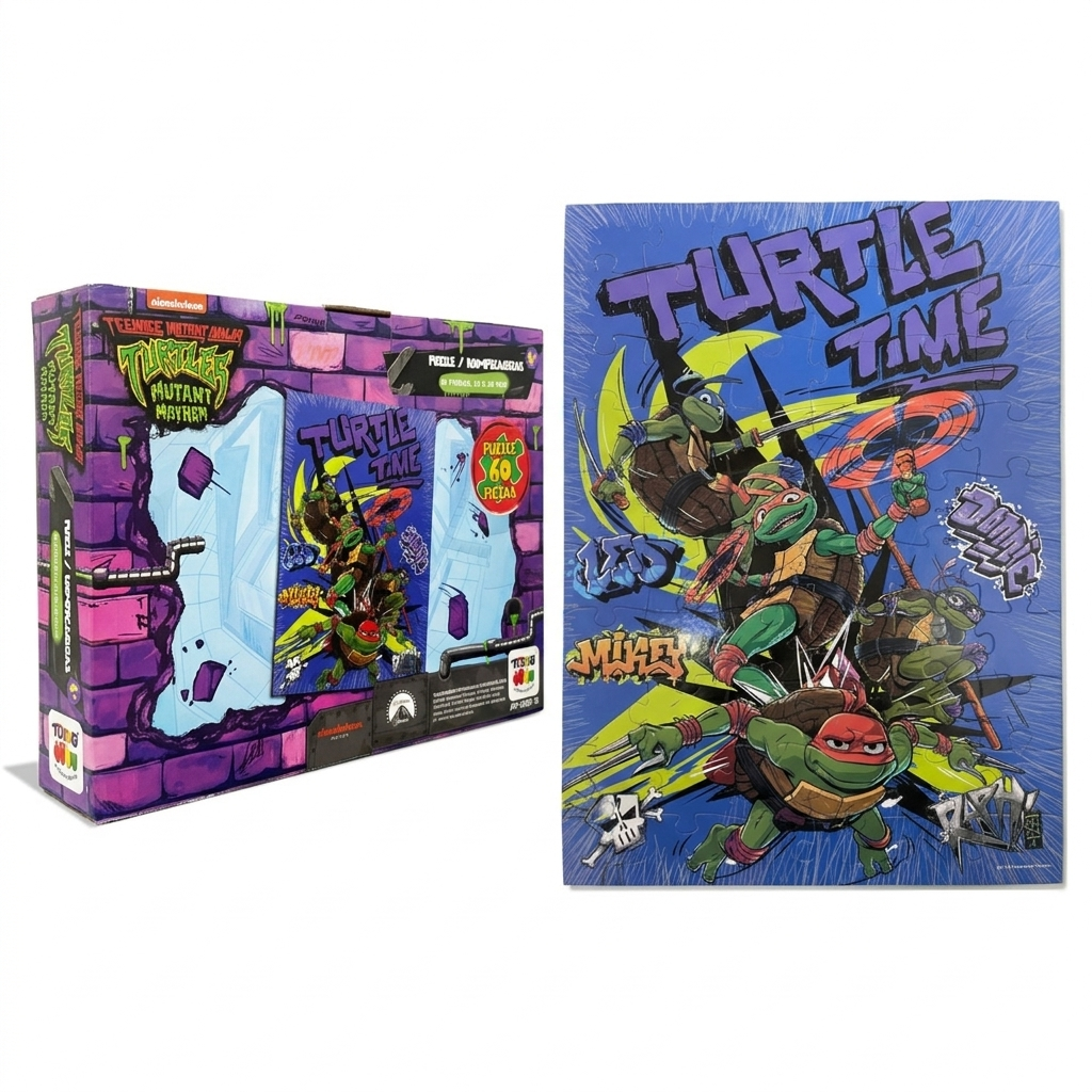 Toyng - Puzzle 60 Piezas - Tortugas Ninjas