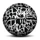 thumbnail image 1 of Balón de Baloncesto de Goma Premium Xcelerate Graffiti Blanco talla 7, 1 of 2
