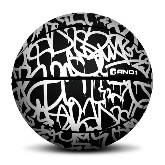 Balón de Baloncesto de Goma Premium Xcelerate Graffiti Blanco talla 7