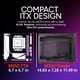 thumbnail image 2 of Funda para PC Cooler Master NR200P V2 Mini-ITX con vidrio templado, 2 of 9