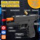 thumbnail image 3 of Pistola de juguete Witcrety con balas blandas y expulsión de casquillos, 7,8 pulgadas, 3 of 7