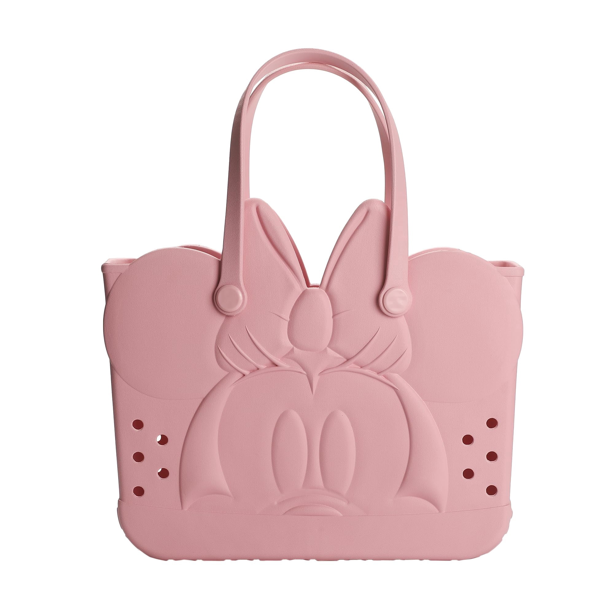 Bolso Tote Bioworld Mickey Mouse Cara 3d Rosa Eva