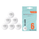 thumbnail image 1 of Set 6 Pelotas Ping Pong 3 Estrellas ABS Para Tenis De Mesa, 1 of 3