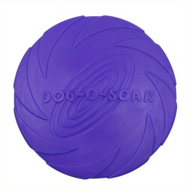 TPR Pet Soft Flying Disc Dog Gnawing Flying Saucer Pet Training To Play With Interactive Toys Dog Flying Disc