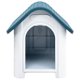 thumbnail image 3 of Caseta para perros VidaXL, polipropileno azul, exterior, 60 x 75 x 66 cm, 3 of 9