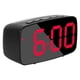 thumbnail image 1 of Despertador LED Digital Dormitorio Espejo Superficie Snooze Cabecera Luz Roja, 1 of 3