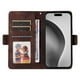 thumbnail image 4 of Carcasa FOXDOCK iPhone 16 Pro Max de cuero PU, diseño acolchado clásico, protección contra caídas y rayones, 4 of 5