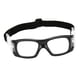 thumbnail image 5 of Gafas deportivas ligeras de baloncesto antivaho para deportes de regate Negro, 5 of 5