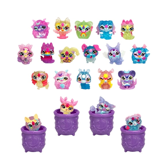 Mega paquete Toy Magic Mixies Minis Shimmerverse con 20 mezclas