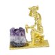 thumbnail image 5 of Estatua De Mineros Obras De Arte Coleccionables De Metal Para La Sala De Estar Del Escritorio Minería Del Pasillo, 5 of 5