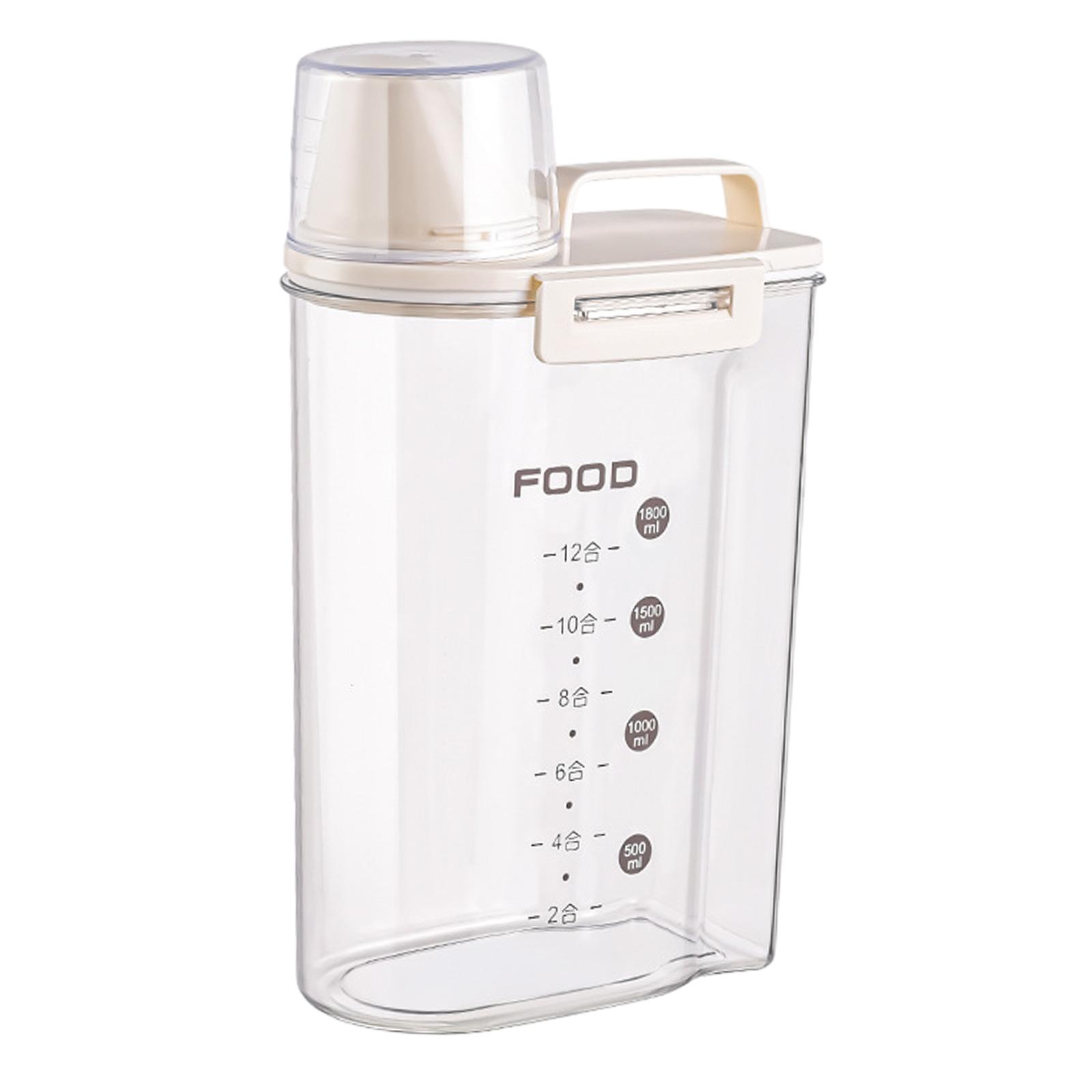 Magideal - Contenedor De Polvo Para Lavandería, Dispensador De Jabón, Organización De Lavandería, Potenciador De Aroma, Dispensador De Cuentas Para Baño, Granja, 1.95L