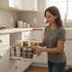 thumbnail image 2 of Organizador Cocina Extensible Bajo Mueble Blanco Metal Hogar, 2 of 9
