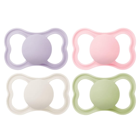 Chupete MAM Air Matte para piel sensible para niñas mayores de 6 meses, paquete de 4