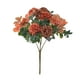 thumbnail image 3 of Ramo De Flores De Hortensia De Seda Para Sala De Estar Decoración De Sala De Reuniones Naranja, 3 of 5