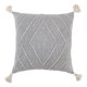 thumbnail image 1 of Almohada Rizzy Home Diamond rellena de plumón 45x45 cm con funda de algodón, 1 of 5