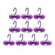 thumbnail image 2 of 10 percheros giratorios para corbatas, 18 ganchos, organizador para organización de dormitorio, mujeres y hombres , púrpura violeta, 2 of 5