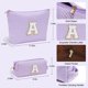 thumbnail image 4 of Bolsa de maquillaje YOOLIFE personalizada con monograma de viaje, color morado, 4 of 7