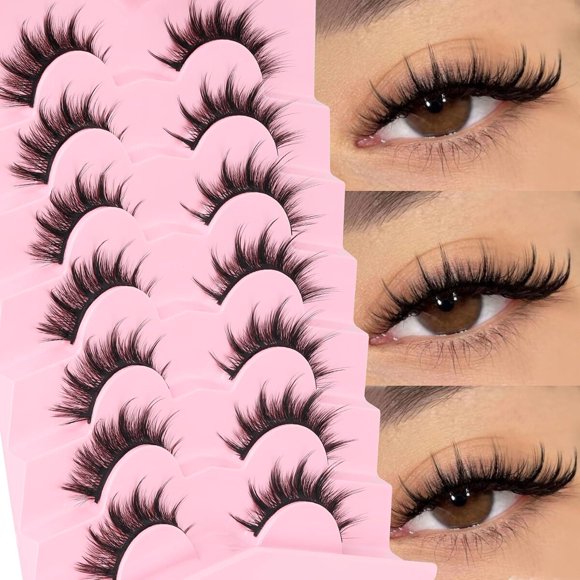 Veleasha Manga Lashes Anime False Eyelashes Cat Eye Lash Str