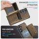 thumbnail image 5 of AutSpace Funda para Samsung Galaxy A16 4G/ 5G, Bloqueo RFID, Cuero PU, Compatible con MagSafe, Billetera Desmontable 2 en 1 con Tarjetero, Soporte, Cubierta Protectora Magnética, Marrón, 5 of 9