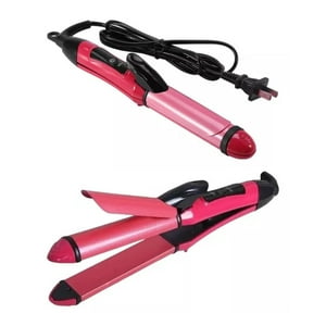 Total Click - Alisador Plancha Y Ondulador 2 En 1 30W De Pelo Sk-722