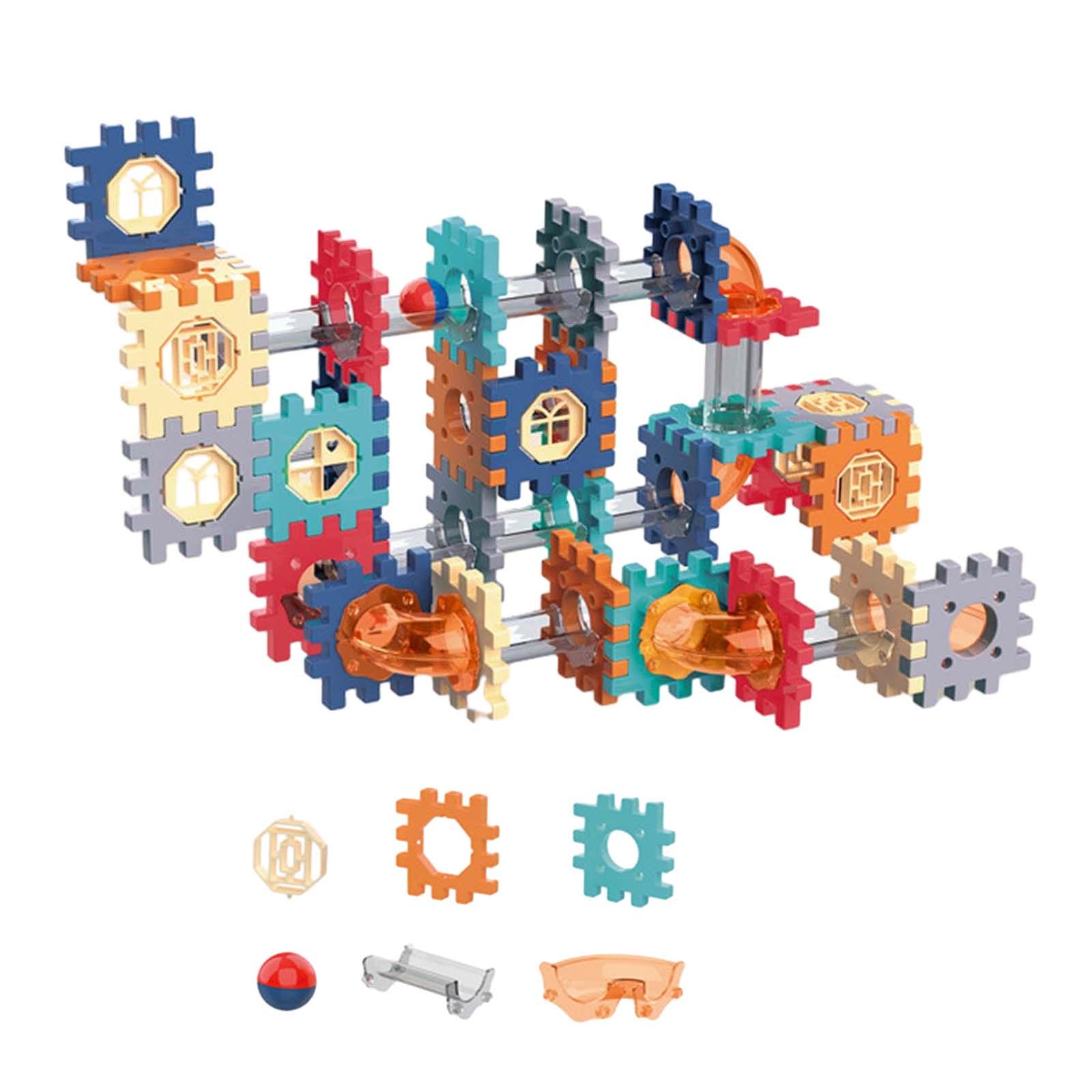 Bothyi - 76X Juguetes De Pista De Carreras, Bloques De Construcción De Pista De Bolas Para Niños De 3, 4, 5, 6, 7 Y 8 Años