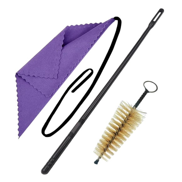 Limpiador De Flauta Para Clarinete, 3 Piezas, Herramienta De Limpieza, Accesorio Multifuncional, Portátil, Morado