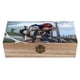 thumbnail image 1 of Batalla de Dos Ciudades Caja Organizadora de Madera Rústica - Caja Decorativa Multifuncional para Escritorio, Hogar, Oficina, Joyas y Manualidades, 1 of 6