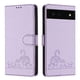 thumbnail image 1 of Funda tipo cartera FOXDOCK para Google pixel 6 con soporte, ranuras, RFID, diseño de gato, 1 of 5