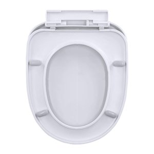 Magideal - Tapa De Asiento De Inodoro, Silenciosa, Accesorios, Fácil De Limpiar, Reemplazo Simple Para La Tapa De La Tapa Del Inodoro Para El Baño Doméstico, Par Tipo U