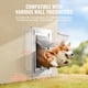thumbnail image 4 of Puerta para mascotas VEVOR de 3 solapas para pared con cerradura para perros grandes, color blanco, 4 of 9
